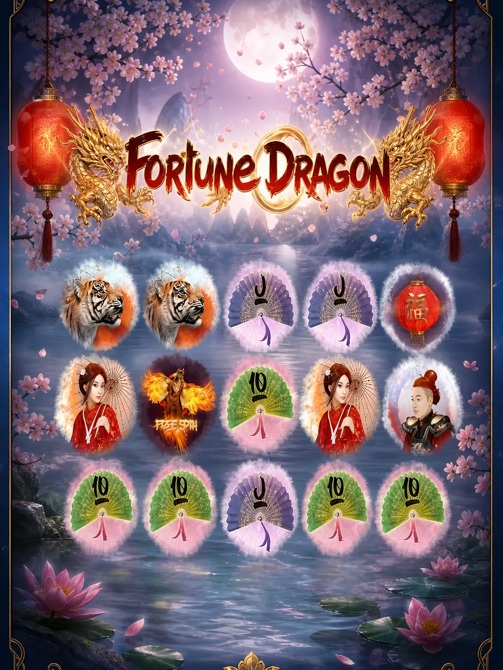 Fortune Dragon slot - dragon reels with a rising win multiplier